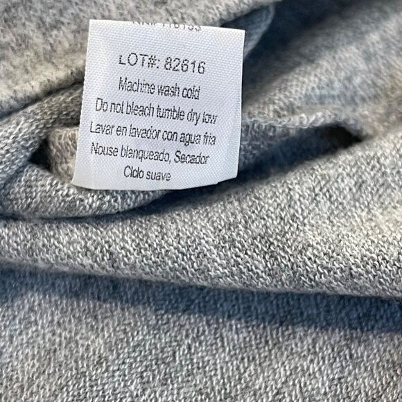 Poof 'What the Elf' Sweater JUNIORS Size Large Ugly Party Holiday Christmas Gray - Picture 9 of 10